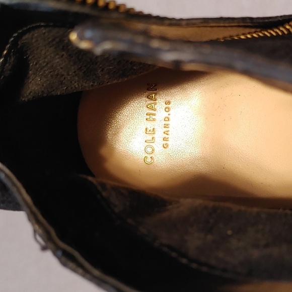 Women's Cole Haan Black Leather Ankle Boots 9B - Picture 8 of 13